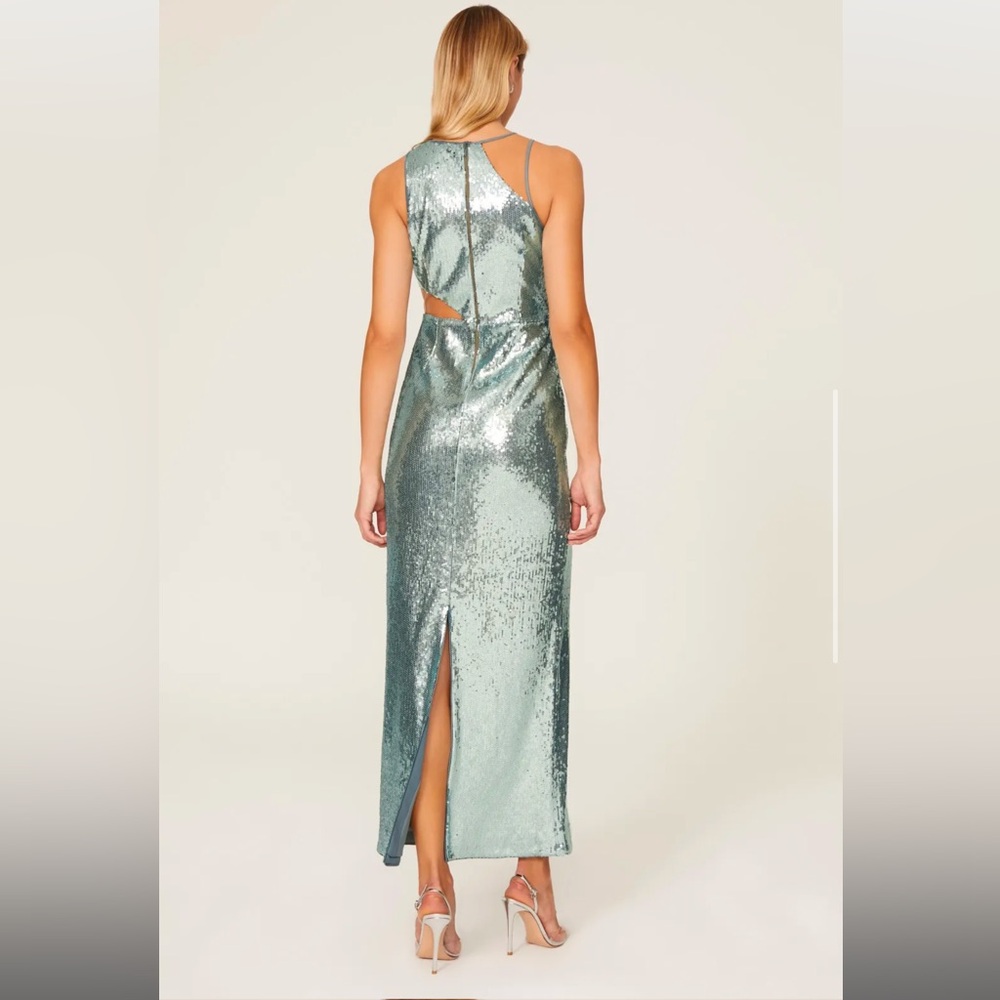 Toccin Sequin Cut Out Gown, RTR - Picture 4 of 14